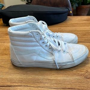 White high top vans